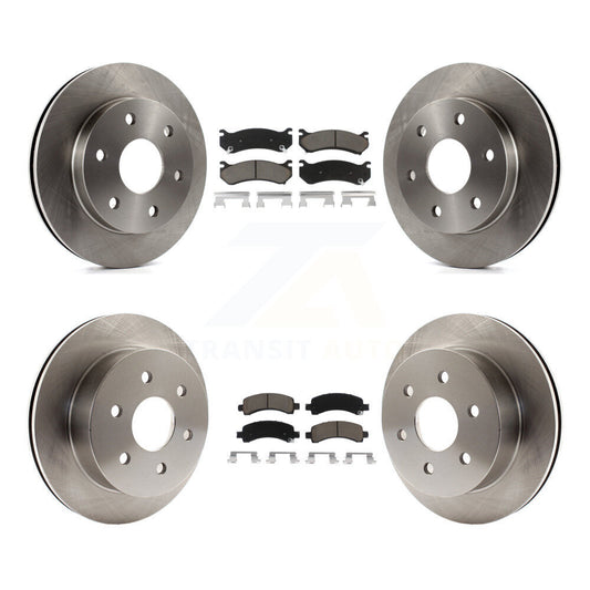 [Avant + Arrière] Kit de Disque et plaquette (céramique) de frein pour 2003-2005 Chevrolet Express 2500 GMC Savana K8C-101044