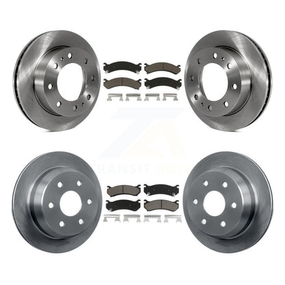 [Avant + Arrière] Kit de Disque et plaquette (céramique) de frein pour 2003 Chevrolet Silverado 2500 HD Suburban GMC Sierra K8C-101045