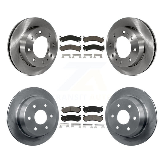 [Avant + Arrière] Kit de Disque et plaquette (céramique) de frein pour 2003 Chevrolet Silverado 2500 HD Suburban GMC Sierra K8C-101045