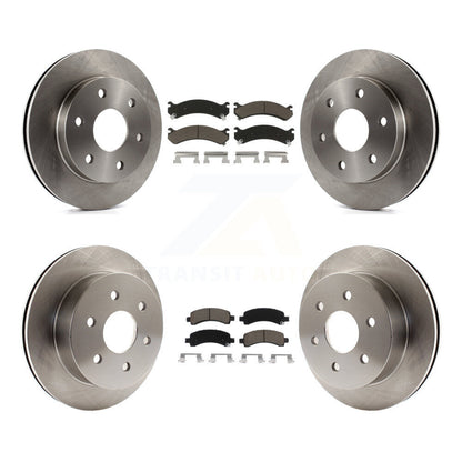 [Avant + Arrière] Kit de Disque et plaquette (céramique) de frein pour 2006 GMC Savana 2500 GAS engine avec 7300 Lb GVW K8C-101046