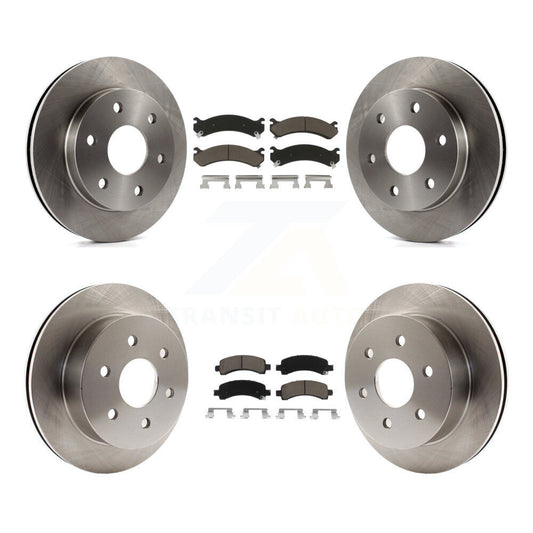 [Avant + Arrière] Kit de Disque et plaquette (céramique) de frein pour 2006 GMC Savana 2500 GAS engine avec 7300 Lb GVW K8C-101046