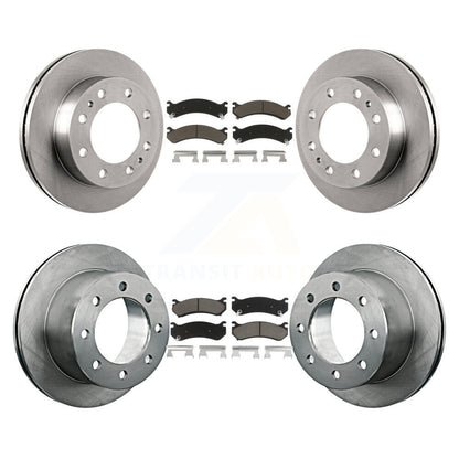[Avant + Arrière] Kit de Disque et plaquette (céramique) de frein pour 2007 GMC Sierra 3500 Classic avec 12000 Lb GVW K8C-101047