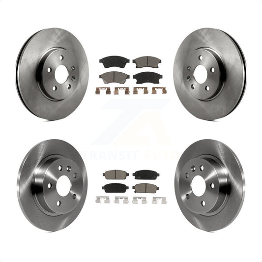 [Avant + Arrière] Kit de Disque et plaquette (céramique) de frein pour Chevrolet Buick Encore Trax Sonic K8C-101050 par Transit Auto