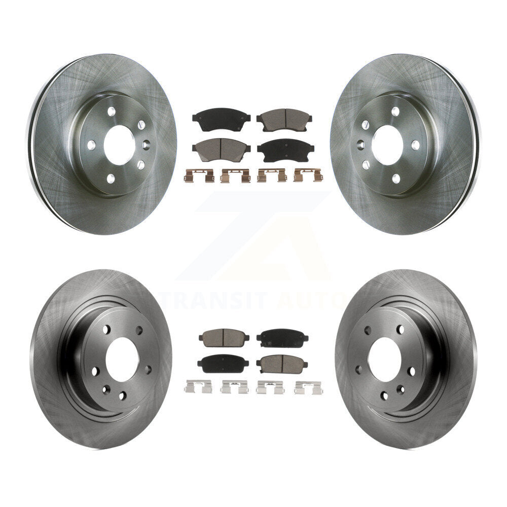 [Avant + Arrière] Kit de Disque et plaquette (céramique) de frein pour 2013 Chevrolet Cruze avec 292mm Diameter Rotor K8C-101053
