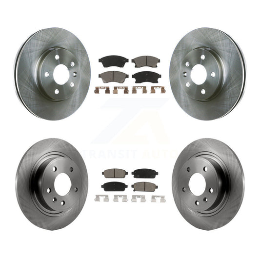[Avant + Arrière] Kit de Disque et plaquette (céramique) de frein pour 2013 Chevrolet Cruze avec 292mm Diameter Rotor K8C-101053