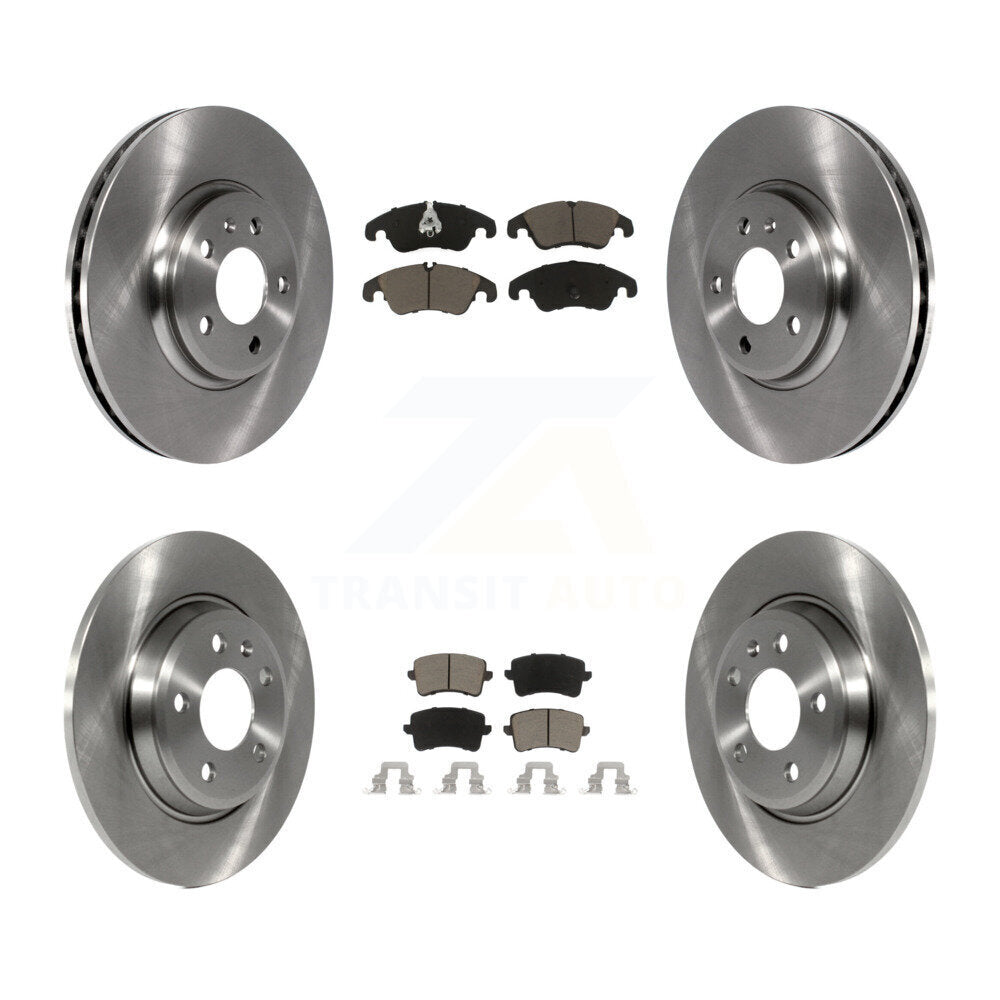 [Avant + Arrière] Kit de Disque et plaquette (céramique) de frein pour Audi Q5 A4 Quattro A5 K8C-101058