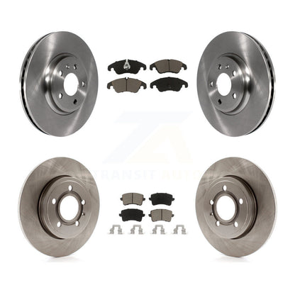 [Avant + Arrière] Kit de Disque et plaquette (céramique) de frein pour 2009 Audi A4 Quattro Sedan Wagon avec 288mm Diameter Rotor K8C-101059