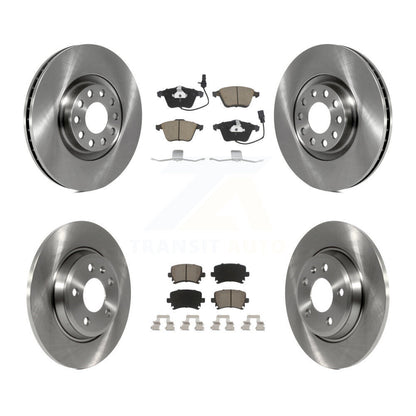 [Avant + Arrière] Kit de Disque et plaquette (céramique) de frein pour 2009 Audi A4 Quattro Convertible avec 300mm Diameter Rotor K8C-101060