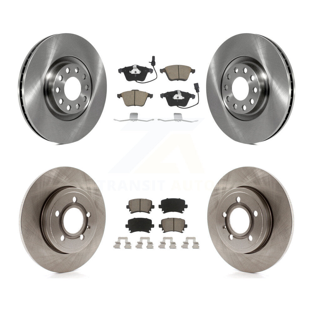 [Avant + Arrière] Kit de Disque et plaquette (céramique) de frein pour Audi A4 Quattro K8C-101061