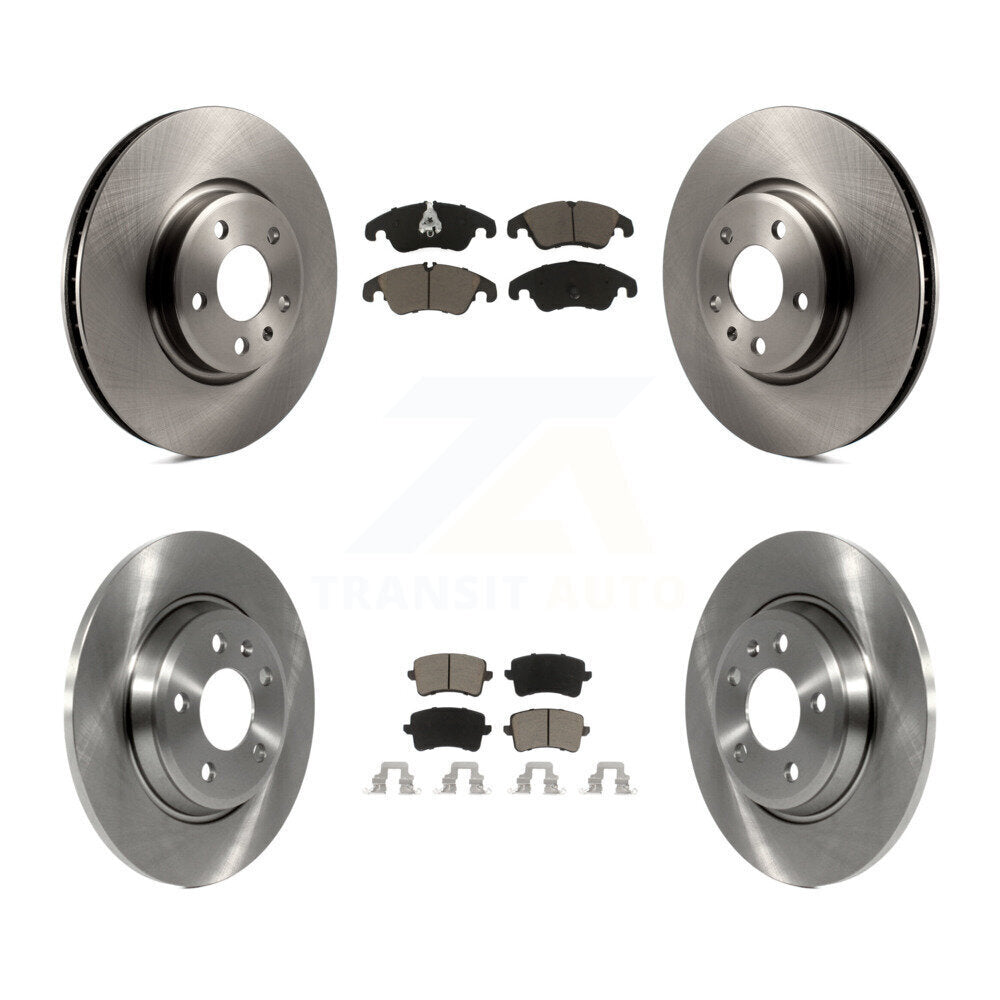 [Avant + Arrière] Kit de Disque et plaquette (céramique) de frein pour Audi A4 Q5 A5 Quattro allroad K8C-101062