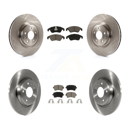 [Avant + Arrière] Kit de Disque et plaquette (céramique) de frein pour 2009-2010 Audi Q5 avec 345mm Diameter Rotor K8C-101067