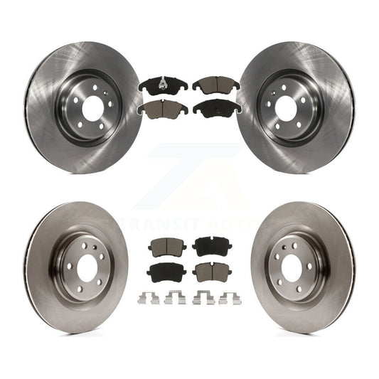 [Avant + Arrière] Kit de Disque et plaquette (céramique) de frein pour 2014 Audi A6 avec 356mm Diameter Rotor K8C-101068