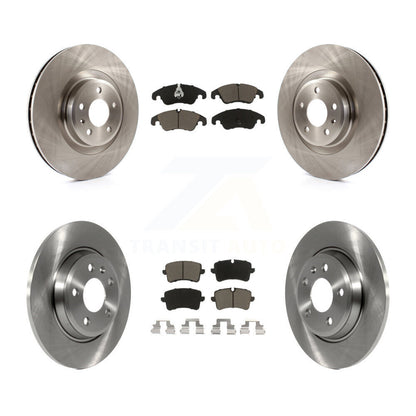 [Avant + Arrière] Kit de Disque et plaquette (céramique) de frein pour 2013 Audi A6 avec 345mm Diameter Rotor K8C-101069