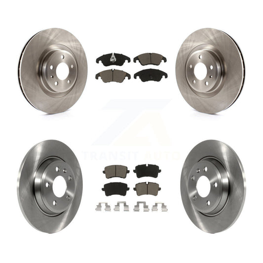 [Avant + Arrière] Kit de Disque et plaquette (céramique) de frein pour 2013 Audi A6 avec 345mm Diameter Rotor K8C-101069