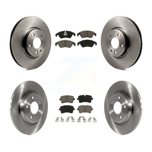 [Avant + Arrière] Kit de Disque et plaquette (céramique) de frein pour 2013 Audi A6 avec 320mm Diameter Rotor K8C-101070