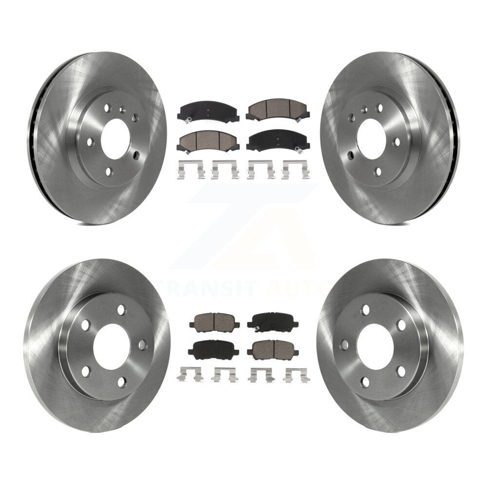 [Avant + Arrière] Kit de Disque et plaquette (céramique) de frein pour Chevrolet Impala Limited K8C-101074