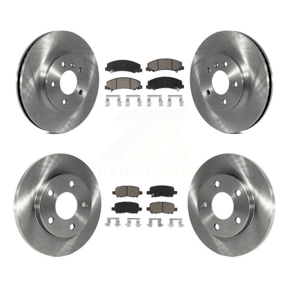 [Avant + Arrière] Kit de Disque et plaquette (céramique) de frein pour Chevrolet Impala Limited K8C-101074