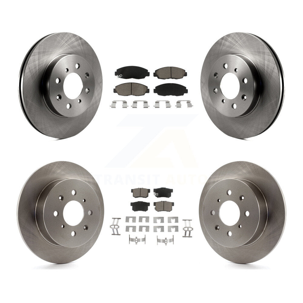 [Avant + Arrière] Kit de Disque et plaquette (céramique) de frein pour Honda Civic Acura EL K8C-101076