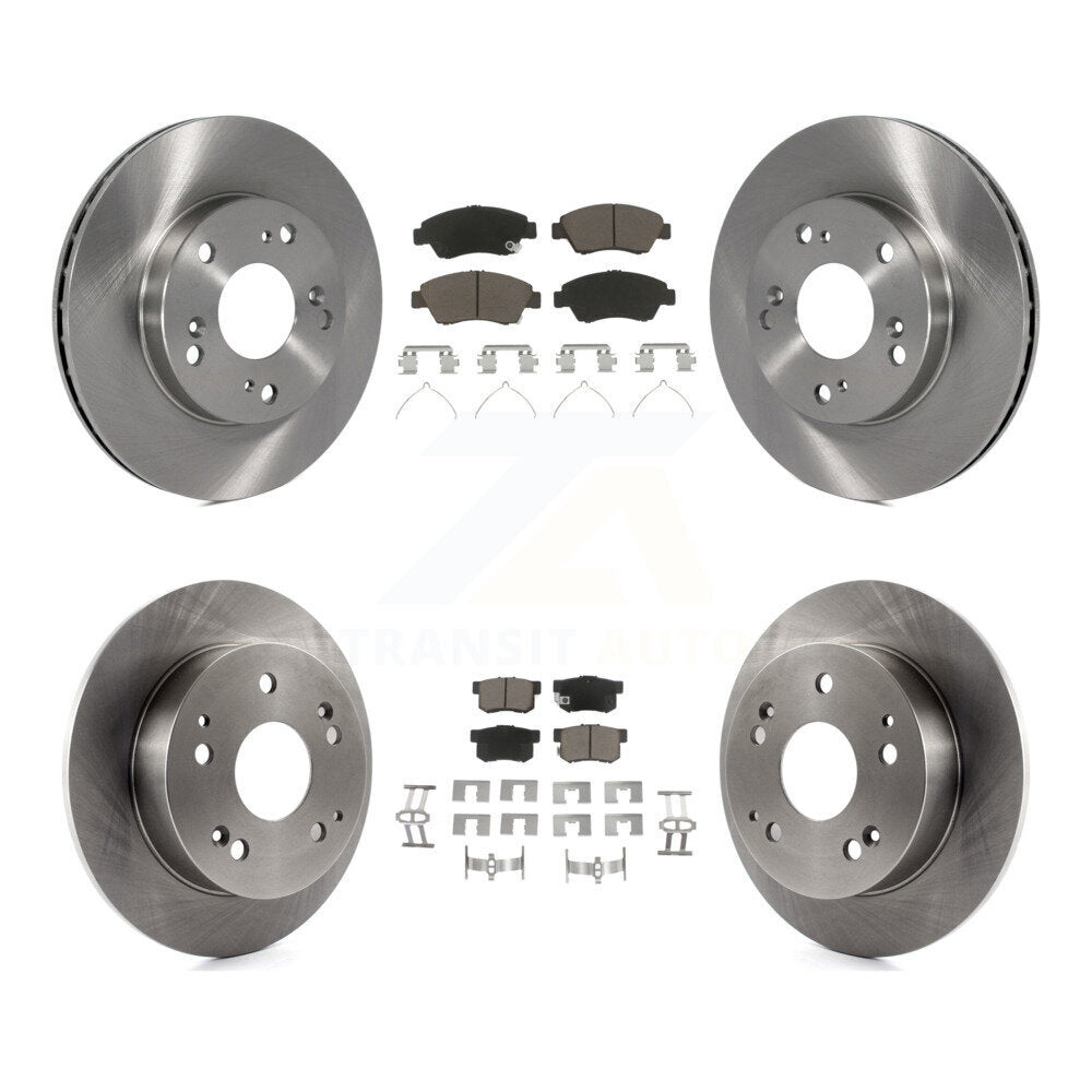 [Avant + Arrière] Kit de Disque et plaquette (céramique) de frein pour Honda Civic Acura RSX K8C-101077