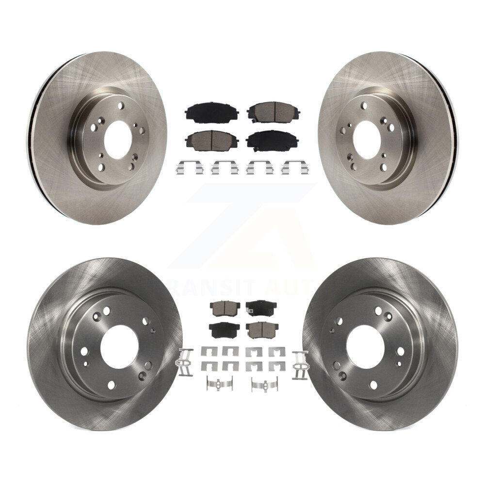 [Avant + Arrière] Kit de Disque et plaquette (céramique) de frein pour Honda Civic Acura CSX K8C-101079