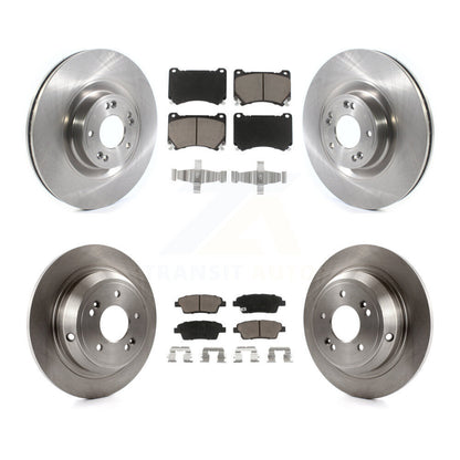 [Avant + Arrière] Kit de Disque et plaquette (céramique) de frein pour 2012-2014 Hyundai Genesis 5.0L K8C-101082