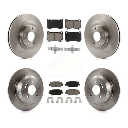 [Avant + Arrière] Kit de Disque et plaquette (céramique) de frein pour Hyundai Genesis 4.6L K8C-101083