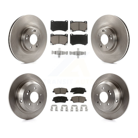 [Avant + Arrière] Kit de Disque et plaquette (céramique) de frein pour Hyundai Genesis 4.6L K8C-101083