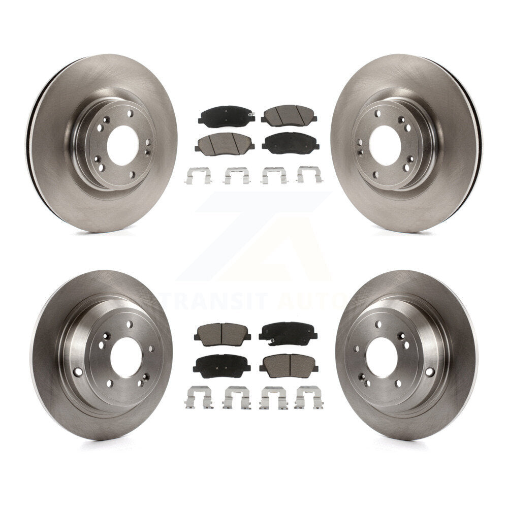 [Avant + Arrière] Kit de Disque et plaquette (céramique) de frein pour Hyundai Genesis 3.8L K8C-101084