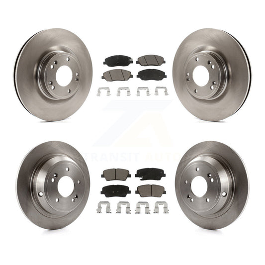 [Avant + Arrière] Kit de Disque et plaquette (céramique) de frein pour Hyundai Genesis 3.8L K8C-101084