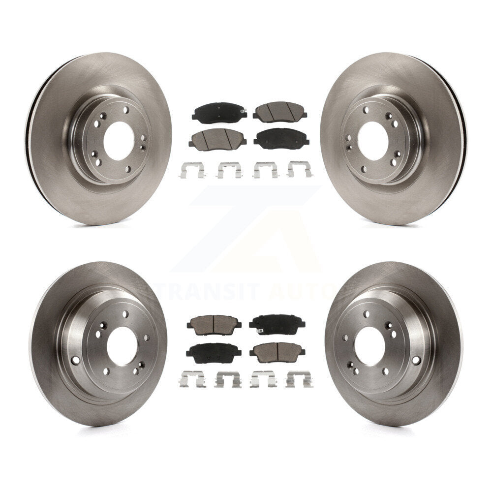 [Avant + Arrière] Kit de Disque et plaquette (céramique) de frein pour Hyundai Genesis 3.8L K8C-101085