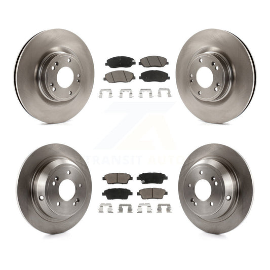 [Avant + Arrière] Kit de Disque et plaquette (céramique) de frein pour Hyundai Genesis 3.8L K8C-101085