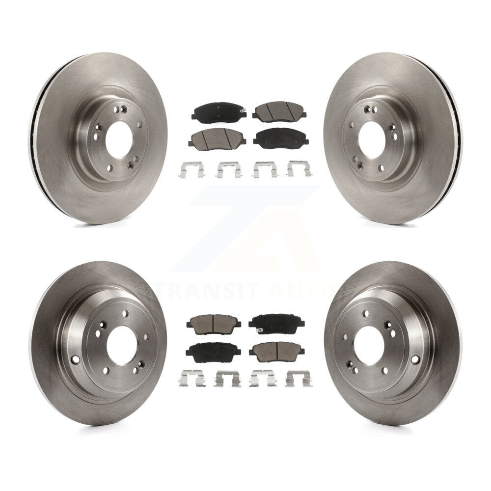 [Avant + Arrière] Kit de Disque et plaquette (céramique) de frein pour 2012 Hyundai Genesis 3.8L K8C-101086