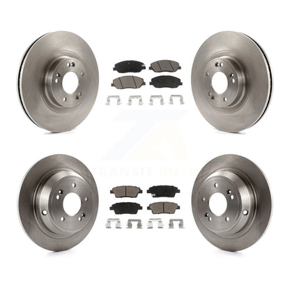 [Avant + Arrière] Kit de Disque et plaquette (céramique) de frein pour 2012 Hyundai Genesis 3.8L K8C-101086