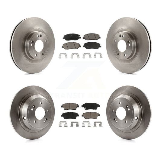 [Avant + Arrière] Kit de Disque et plaquette (céramique) de frein pour 2012 Hyundai Genesis 3.8L K8C-101086