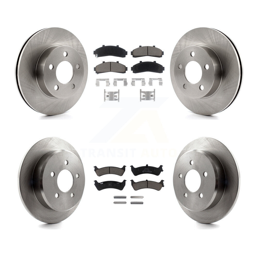 [Avant + Arrière] Kit de Disque et plaquette (céramique) de frein pour Ford Ranger Explorer Mercury Mountaineer K8C-101087