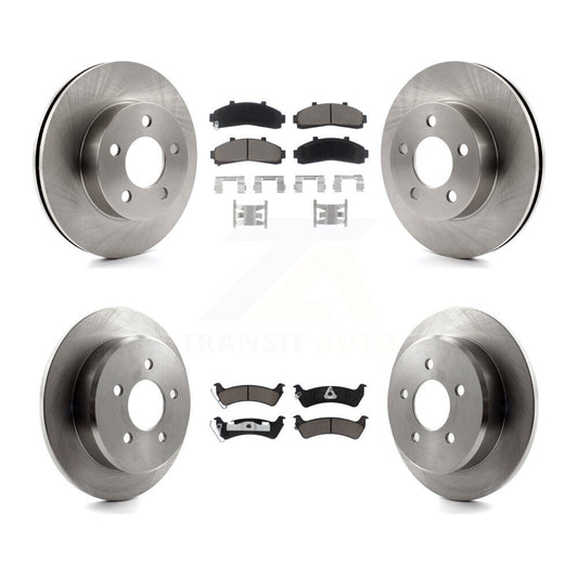[Avant + Arrière] Kit de Disque et plaquette (céramique) de frein pour 2001 Ford Explorer AWD 4WD From 01 02 K8C-101088