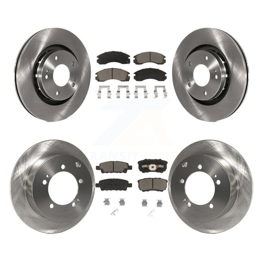 [Avant + Arrière] Kit de Disque et plaquette (céramique) de frein pour 2005-2006 Mitsubishi Outlander K8C-101089