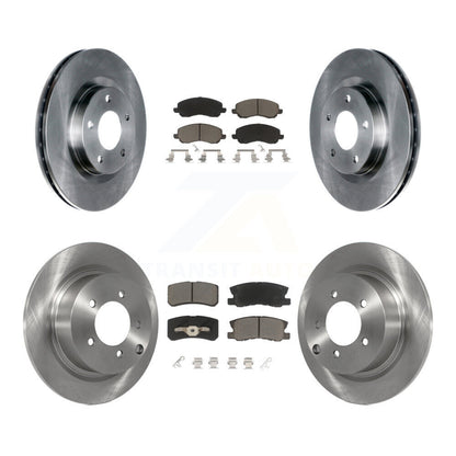 [Avant + Arrière] Kit de Disque et plaquette (céramique) de frein pour Jeep Patriot Compass Chrysler Dodge Avenger Sebring Mitsubishi Lancer 200 Outlander Sport RVR K8C-101091