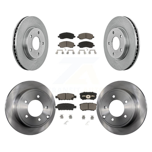 [Avant + Arrière] Kit de Disque et plaquette (céramique) de frein pour Mitsubishi Lancer K8C-101092