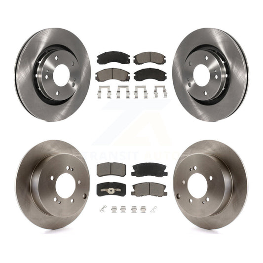 [Avant + Arrière] Kit de Disque et plaquette (céramique) de frein pour 2009 Mitsubishi Lancer Ralliart To 03 09 K8C-101095