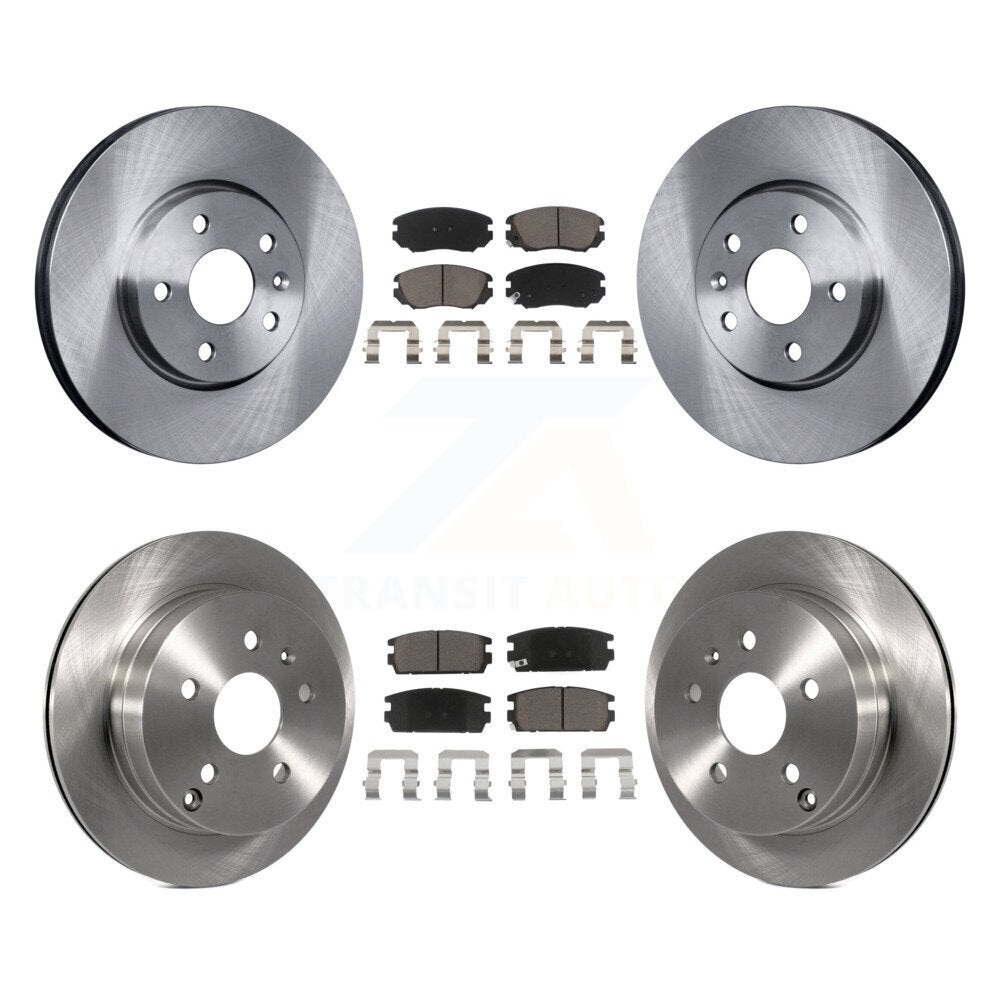 [Avant + Arrière] Kit de Disque et plaquette (céramique) de frein pour 2010-2017 Chevrolet Equinox GMC Terrain K8C-101109