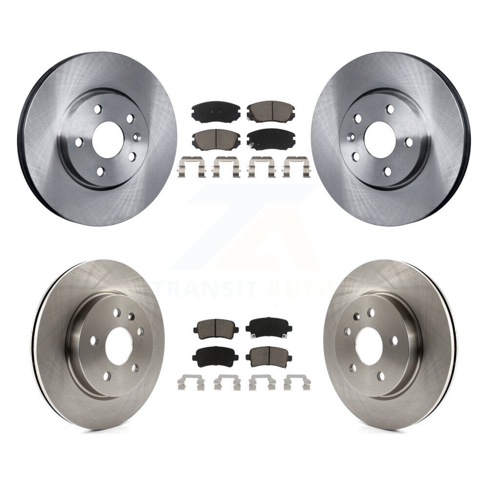 [Avant + Arrière] Kit de Disque et plaquette (céramique) de frein pour Chevrolet Malibu Impala Buick LaCrosse Limited Allure K8C-101110
