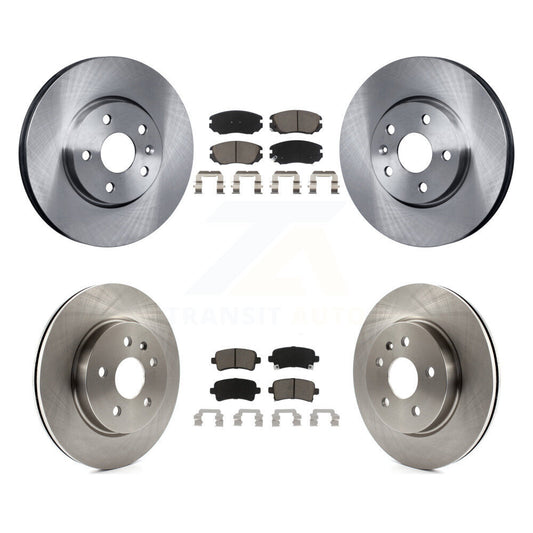 [Avant + Arrière] Kit de Disque et plaquette (céramique) de frein pour Chevrolet Malibu Impala Buick LaCrosse Limited Allure K8C-101110