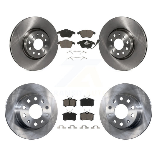 [Avant + Arrière] Kit de Disque et plaquette (céramique) de frein pour Volkswagen Jetta Beetle K8C-101117