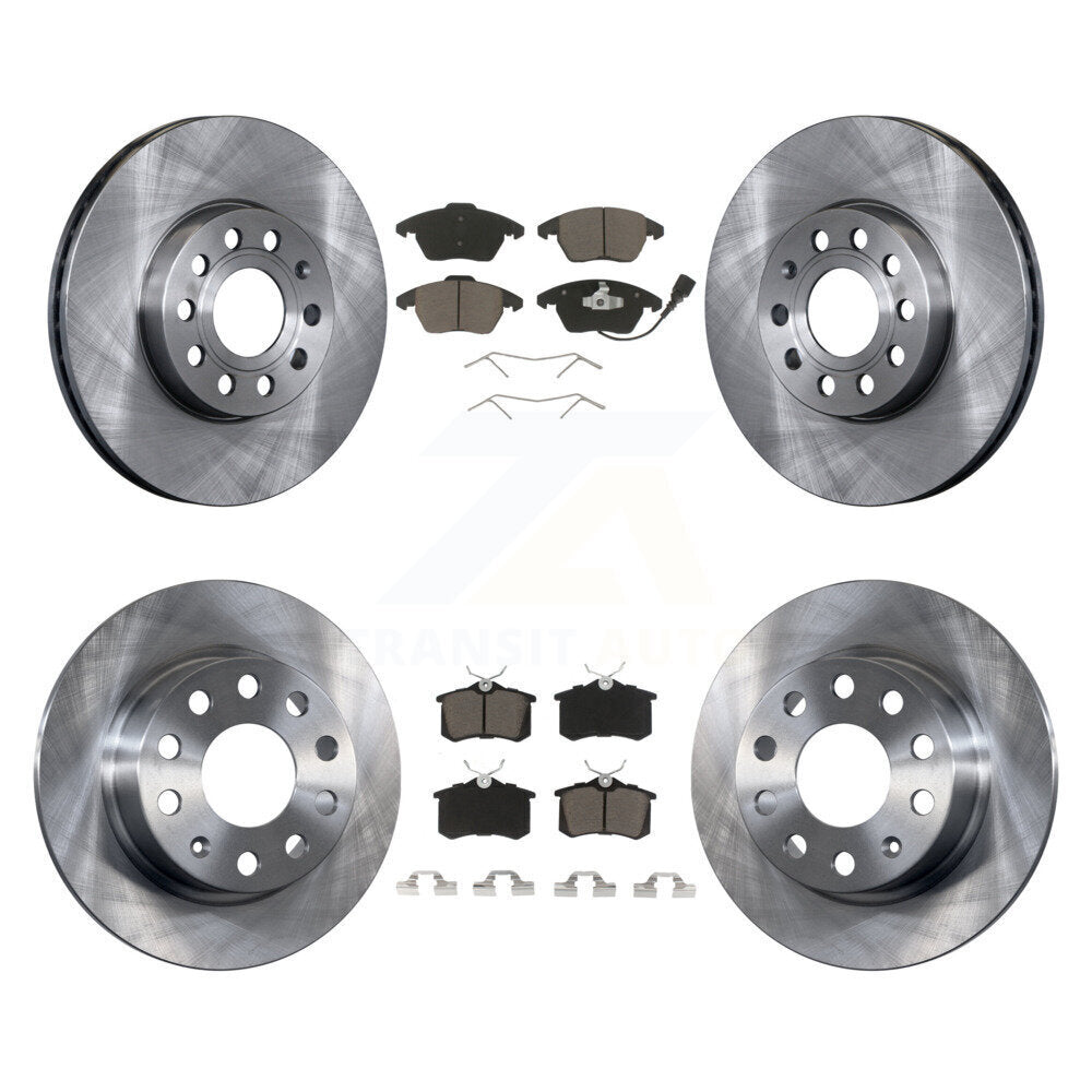 [Avant + Arrière] Kit de Disque et plaquette (céramique) de frein pour Volkswagen Jetta Beetle K8C-101118