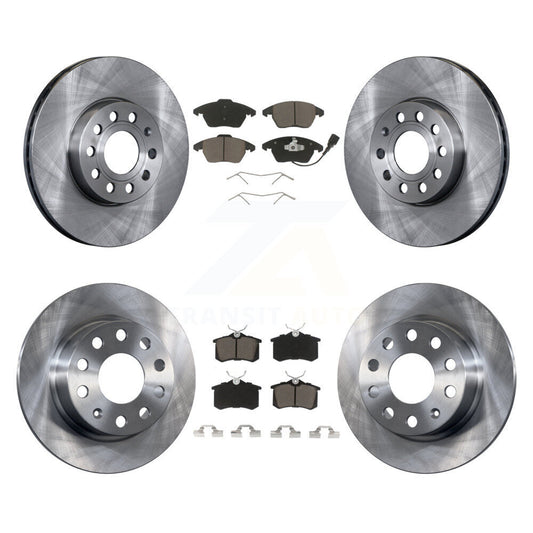 [Avant + Arrière] Kit de Disque et plaquette (céramique) de frein pour Volkswagen Jetta Beetle K8C-101118