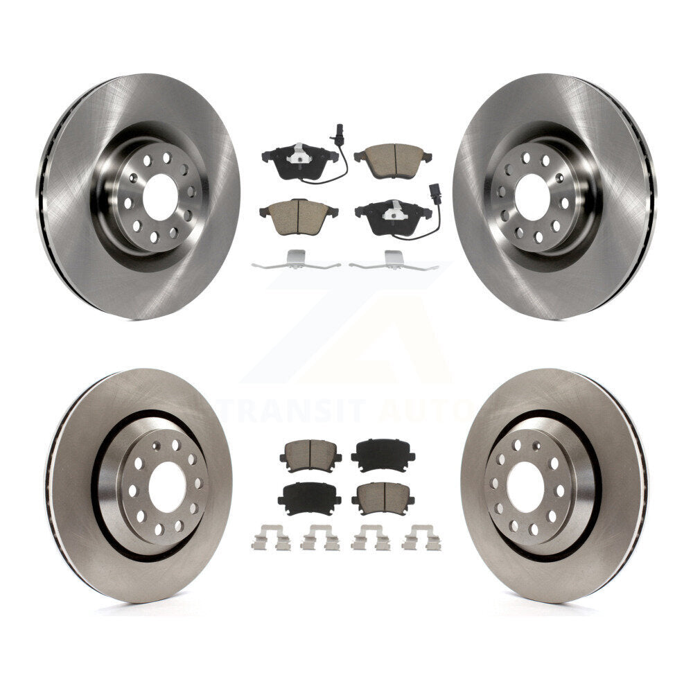 [Avant + Arrière] Kit de Disque et plaquette (céramique) de frein pour Volkswagen Passat CC Golf R R32 K8C-101120