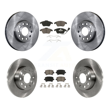 [Avant + Arrière] Kit de Disque et plaquette (céramique) de frein pour 2006-2009 Volkswagen Rabbit K8C-101125