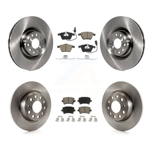 [Avant + Arrière] Kit de Disque et plaquette (céramique) de frein pour 2006-2007 Volkswagen Passat FWD avec Naturally Aspirated K8C-101126