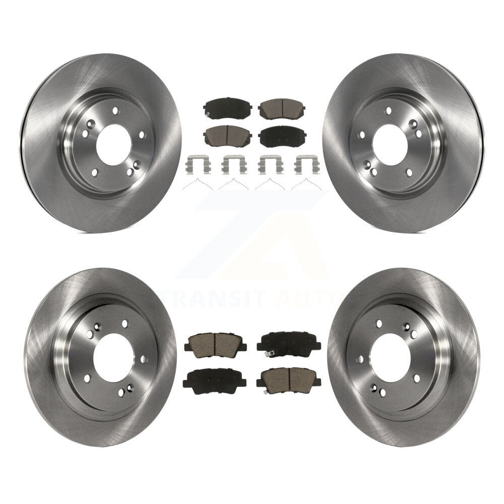 [Avant + Arrière] Kit de Disque et plaquette (céramique) de frein pour Kia Optima avec Electric Parking K8C-101130